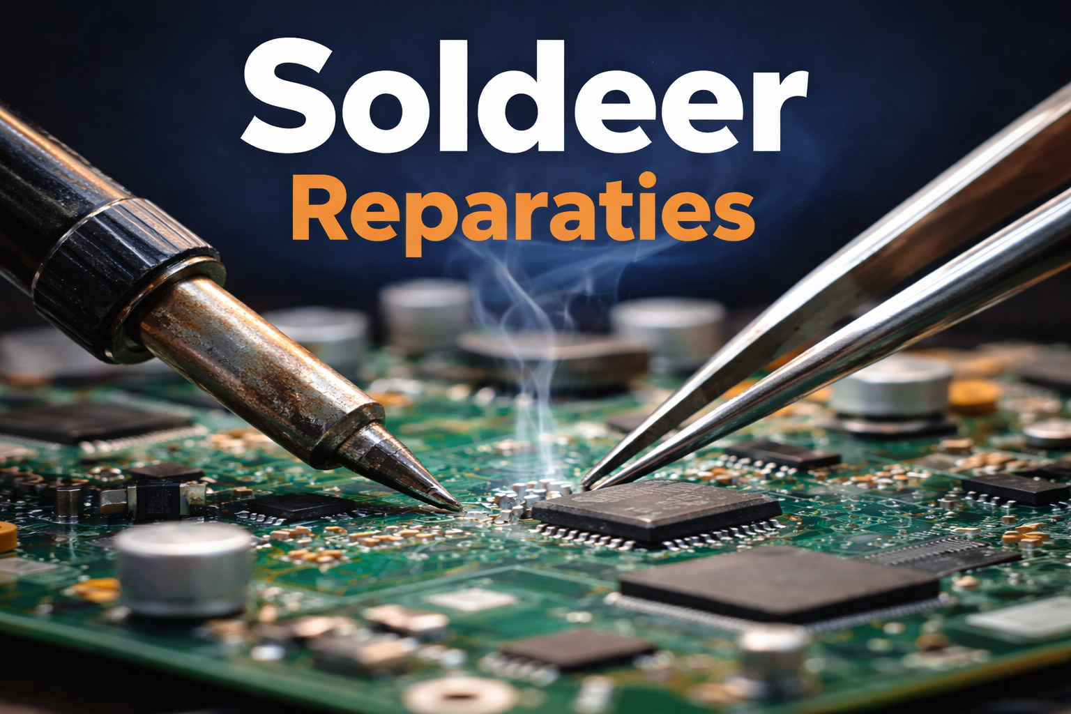 Soldeerwerk en componentniveau reparatie bij Hostje.nl